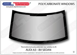 AUDI - A3 (8V) Sedan Lexan Polycarbonate rear window