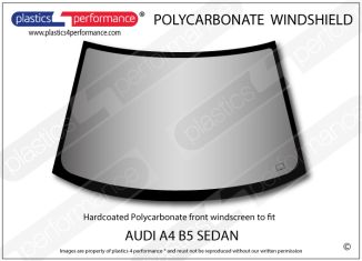 AUDI - A4 B5 Sedan - Hardcoated Lexan Polycarbonate front windscreen
