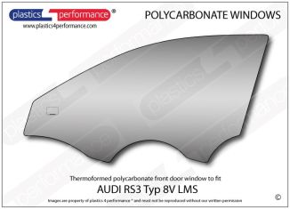 AUDI RS3 Typ 8V LMS - Lexan Polycarbonate left front door window
