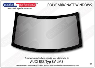 AUDI RS3 Typ 8V LMS - Lexan Polycarbonate rear window