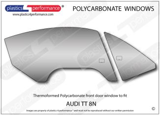 AUDI - TT 8N - Lexan Polycarbonate right front door window