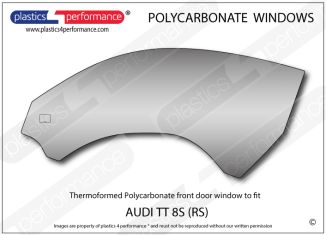 AUDI - TT 8S - Lexan Polycarbonate left front door window