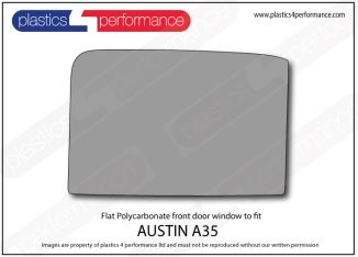AUSTIN - A35 - Lexan Polycarbonate right front door window