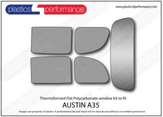 AUSTIN - A35 - Lexan Polycarbonate Window Kit