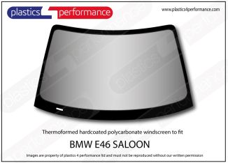 BMW - E46 Sedan - Hardcoated Polycarbonate front windscreen