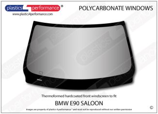 BMW - E90 Sedan - Hardcoated Lexan Polycarbonate front windscreen