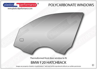 BMW - F20 1 Series 5dr - Lexan Polycarbonate left front door window