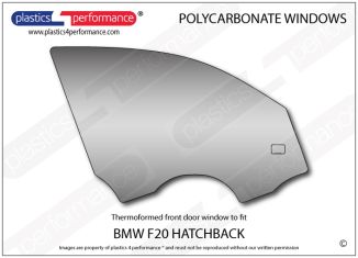BMW - F20 1 Series 5dr - Lexan Polycarbonate right front door window