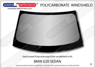 BMW - G20 3 Series Sedan - Hardcoated Lexan Polycarbonate front windscreen