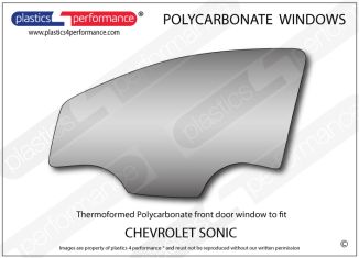 CHEVROLET - Sonic - Lexan Polycarbonate left front door window