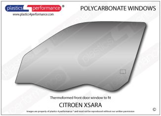 CITROEN - Xsara - Lexan Polycarbonate left hand front door window