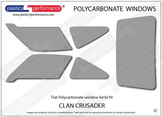 CLAN - Crusader - Lexan Polycarbonate window kit