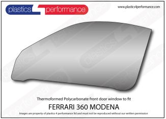 FERRARI 360 Modena - Lexan Polycarbonate left front door window