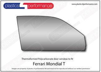FERRARI - Mondial T - Lexan Polycarbonate right front door window