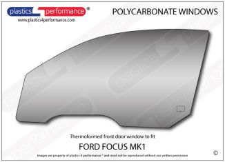 FORD - Focus MK1 - Lexan Polycarbonate left front door window