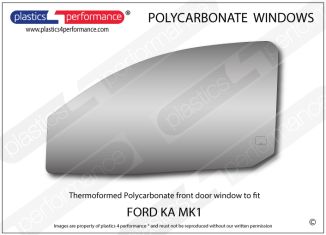 FORD - Ka - Lexan Polycarbonate left front door window