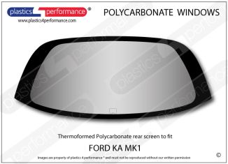 FORD - Ka - Lexan Polycarbonate rear screen