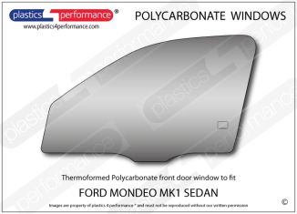 FORD Mondeo MK1/2 Sedan - Lexan Polycarbonate left front door window