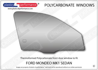 FORD Mondeo MK1/2 Sedan - Lexan Polycarbonate right front door window