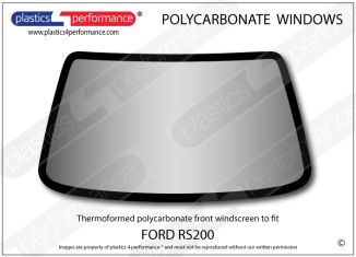 FORD RS200 - Lexan Polycarbonate front windscreen