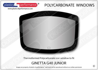 GINETTA G40 Junior - Lexan Polycarbonate rear window