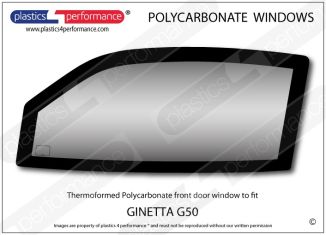 GINETTA G50 - Lexan Polycarbonate left front door window