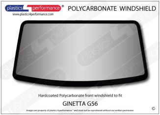 GINETTA G56 - Hardcoated Lexan Polycarbonate front windscreen