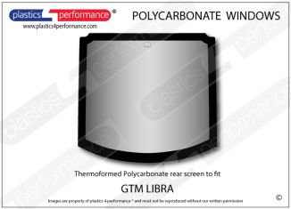 GTM - Libra - Lexan Polycarbonate rear screen
