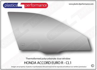 HONDA - Accord Type R - CL1 - Lexan Polycarbonate right front door window