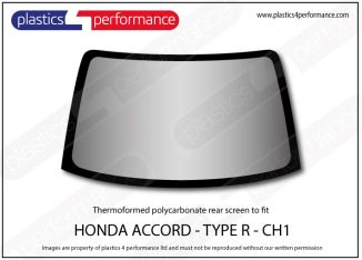 Honda - Accord Type R CH1 - Lexan Polycarbonate rear screen