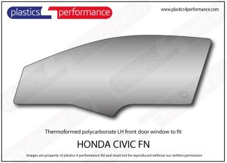 HONDA - Civic FN - Lexan Polycarbonate left front door window