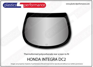 HONDA - Integra DC2 - Lexan polycarbonate rear screen