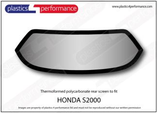 HONDA - S2000 - Lexan Polycarbonate rear screen