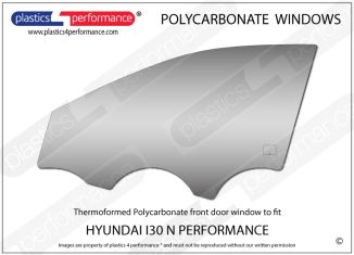 HYUNDAI - i30 Mk3 N Performance (PD) - Lexan Polycarbonate left front door window