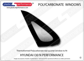 HYUNDAI - i30 Mk3 N Performance (PD) - Lexan Polycarbonate left rear quarter window