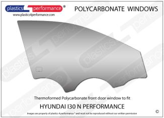 HYUNDAI - i30 Mk3 N Performance (PD) - Lexan Polycarbonate right front door window
