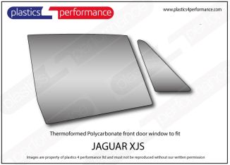 JAGUAR - XJS Coupe - Lexan Polycarbonate right front door window