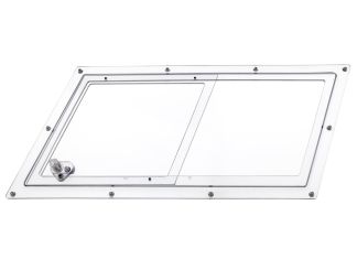 Lexan Polycarbonate PRO window slider kit - Angled version from Plastics 4 Performance