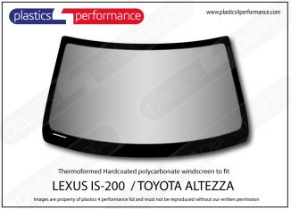 TOYOTA - ALTEZZA XE10 - Hardcoated Lexan Polycarbonate front windscreen