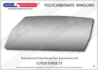 LOTUS - Exige S1 - Lexan Polycarbonate left front door window