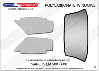 MARCOS - LM 500 / 600 - Lexan Polycarbonate window kit