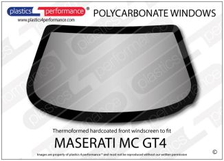 MASERATI - 4200 GT - Hardcoated Lexan Polycarbonate front windscreen