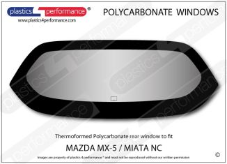 MAZDA MX-5 Miata NC Hardtop - Lexan Polycarbonate rear window
