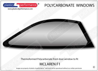 MCLAREN - F1 GTR - Lexan Polycarbonate left front door window