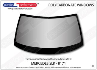 MERCEDES - SLK (R171) - Hardcoated Polycarbonate Front windscreen