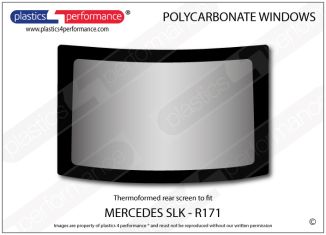 MERCEDES - SLK (R171) - Lexan Polycarbonate rear window