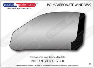 NISSAN - 300 zx / swb - Lexan Polycarbonate left front door window