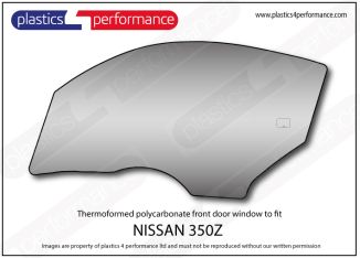 NISSAN - 350Z - Lexan Polycarbonate left front door window