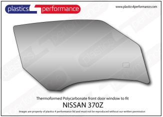 NISSAN - 370Z - Lexan Polycarbonate right front door window