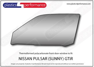 NISSAN - Pulsar / Sunny GTiR - Lexan Polycarbonate left front door window